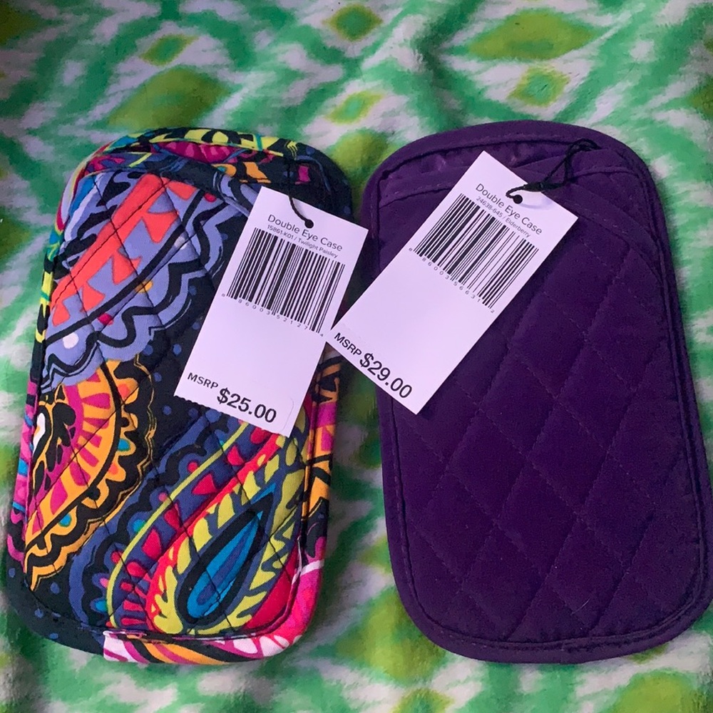 Double eye glasses case